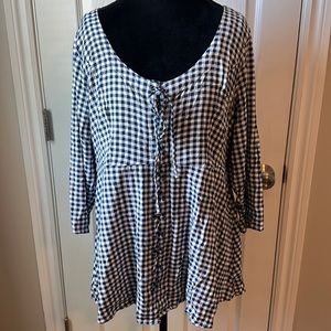 Gingham Blouse